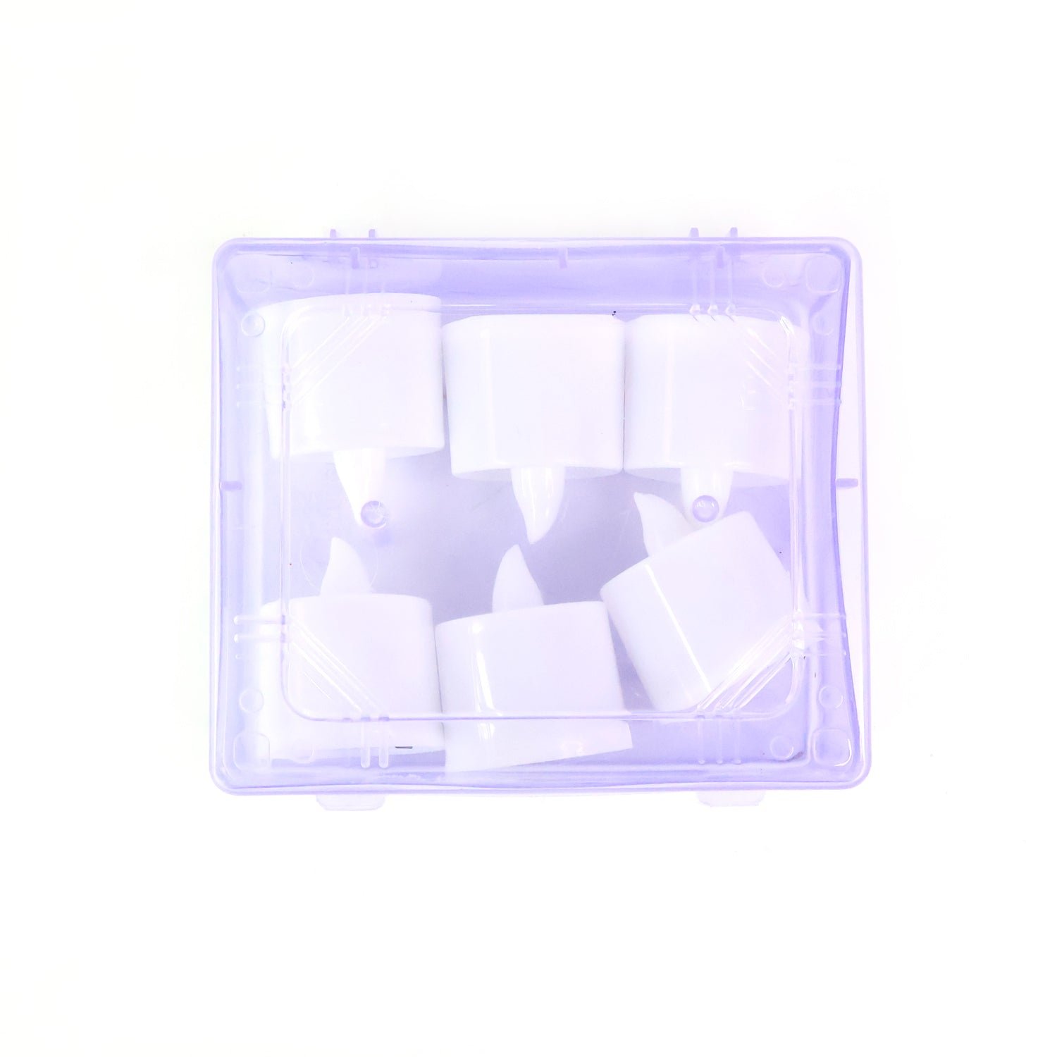 Blue LED Tea Light Candles – Safe Flameless Set of 6
