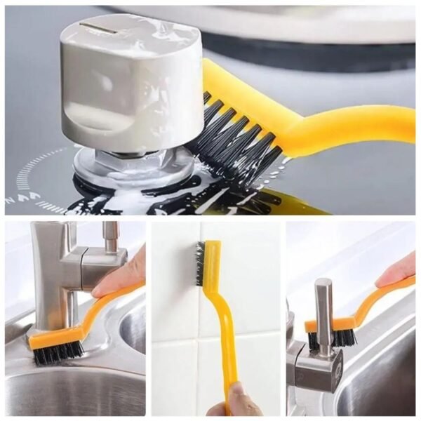 Mini Nylon Cleaning Brush – Powerful Scrubbing for Home | Velvet Wipe