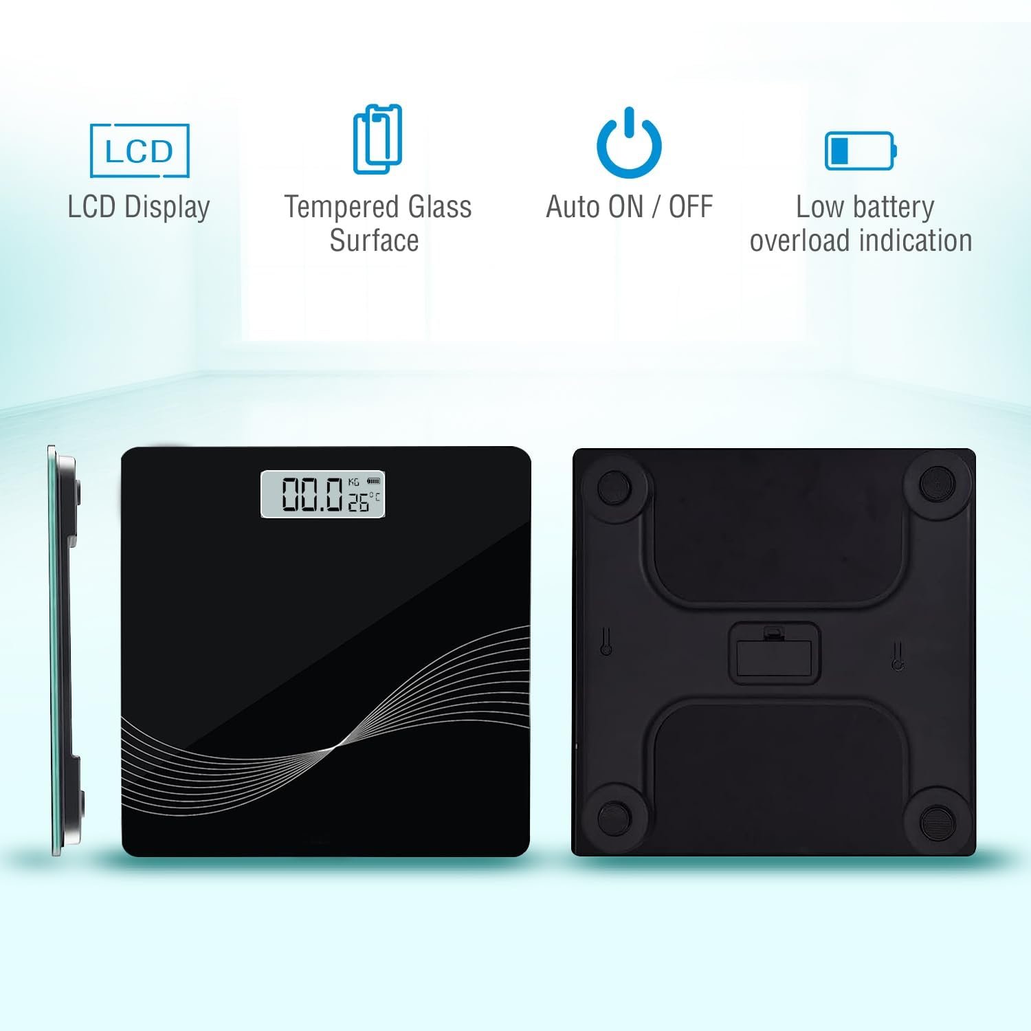 Digital Personal Weight Scale – Slim & High-Precision for Accurate Tracking