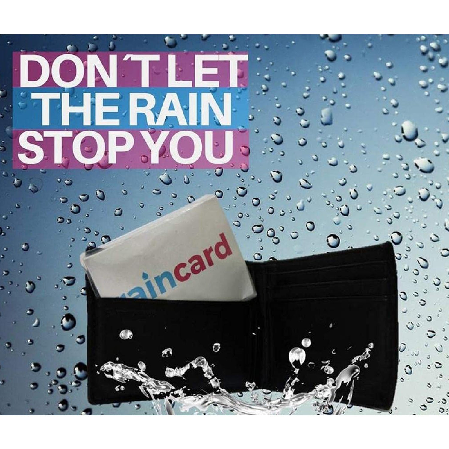 Waterproof Emergency Raincoat Card – Compact & Easy Carry
