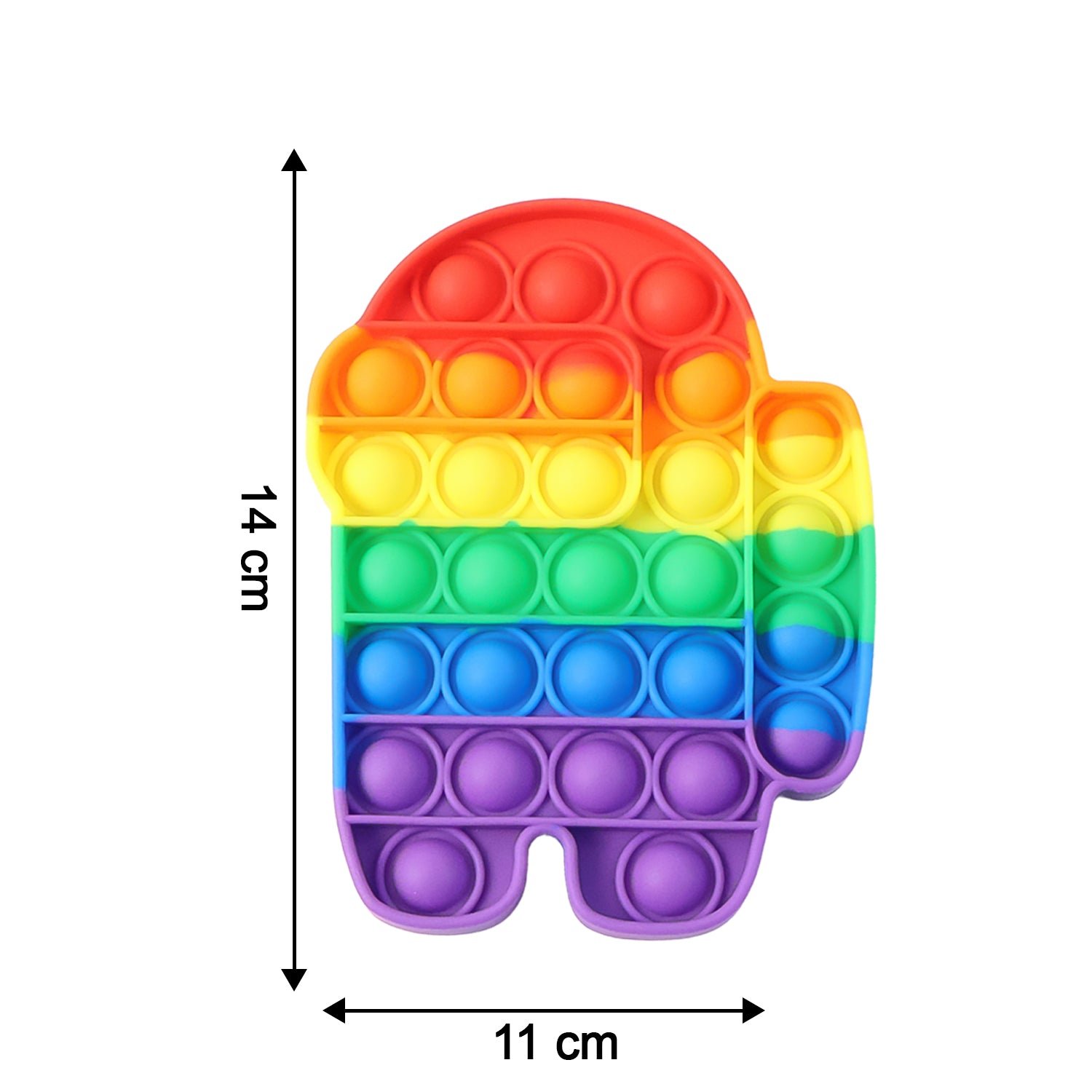 Silicone Pop It Fidget Toy – Stress Relief & Focus Aid