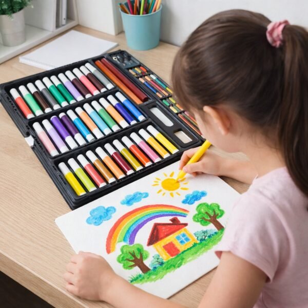 Art and Drawing Color Kit – 130-Piece Complete Set for Beginners