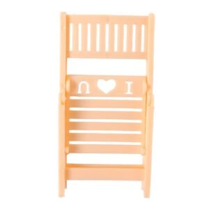 Mini Chair Mobile Stand Holder – Foldable & Portable Peach Phone Stand