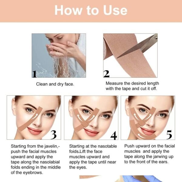 Face Lifting Tape – Skin Firming & Wrinkle Reduction | Velvet Wellness