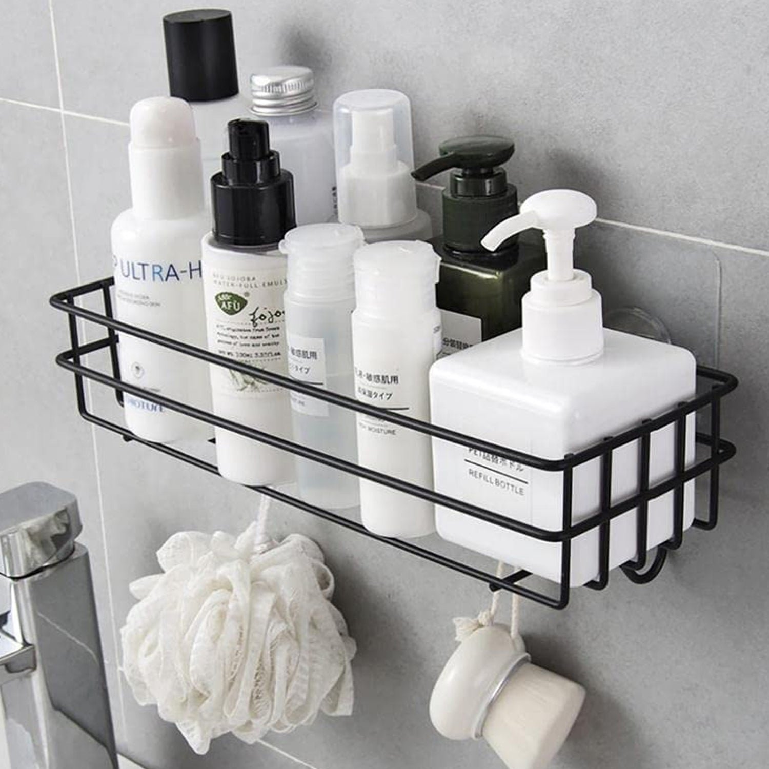 Shower Shelf Rack – Lightweight 3-in-1 Iron Organizer