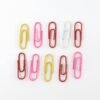 Vinyl-Coated Paper Clips – Colourful, Rust-Resistant Set (10 Pcs)