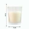 Scented Votive Candle – Sweet Dreams Soy Blend in Glass Jar