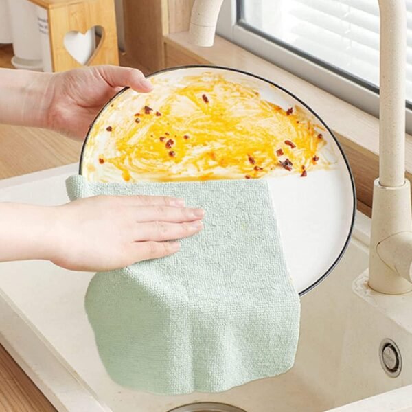 Microfiber Cleaning Cloth Set – 10 Pcs Multi-Use & Absorbent | Velvet Wipe
