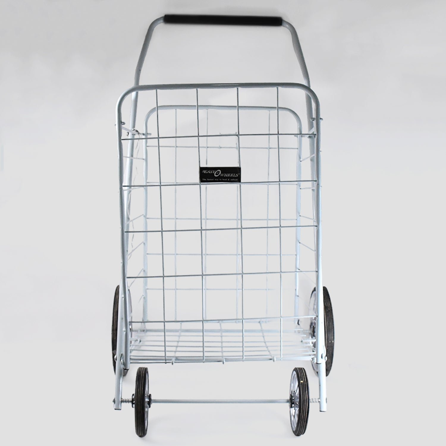 Foldable Shopping Cart – Durable Iron Frame & Dual Swivel Wheels | Organivo