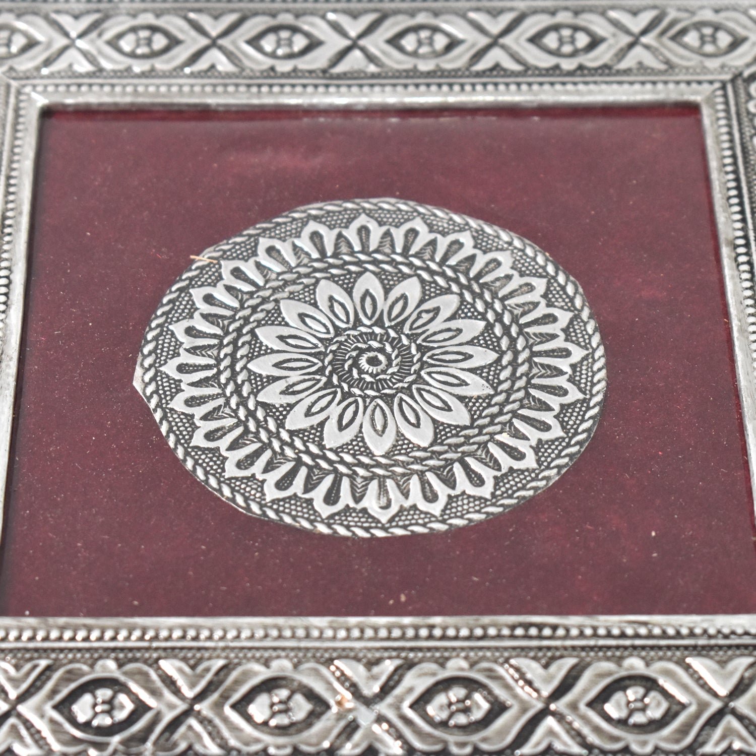 Pooja Chowki – Silver Square Bajot for Home Temple | Styleva