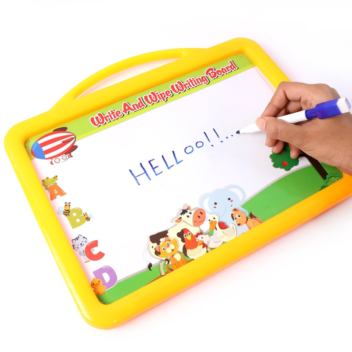 Kids Writing Board Set – Double-Sided Whiteboard & Blackboard