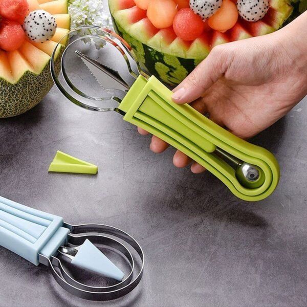 Fruit Baller & Scooper Set – 4-in-1 Stainless Steel | ChefAura