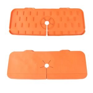 Silicone Faucet Splash Guard – Countertop Protector |