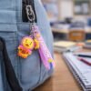 Rainbow Duck Keychain – Cute Silicone Strap for Kids