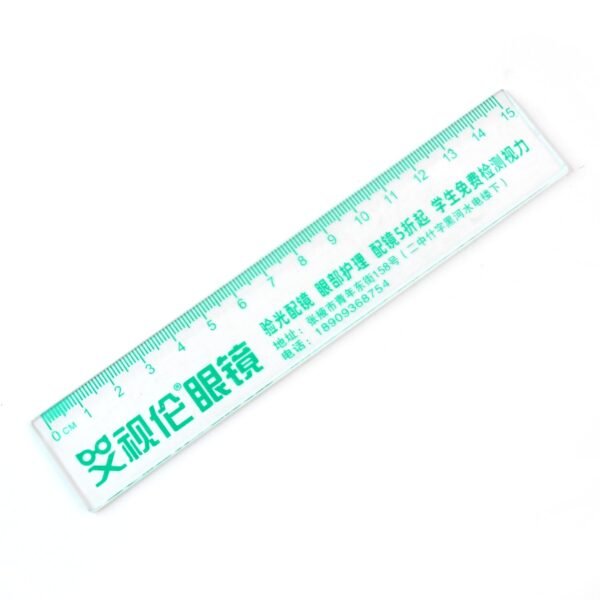 Transparent 15cm Plastic Scale – Durable and Lightweight Ruler