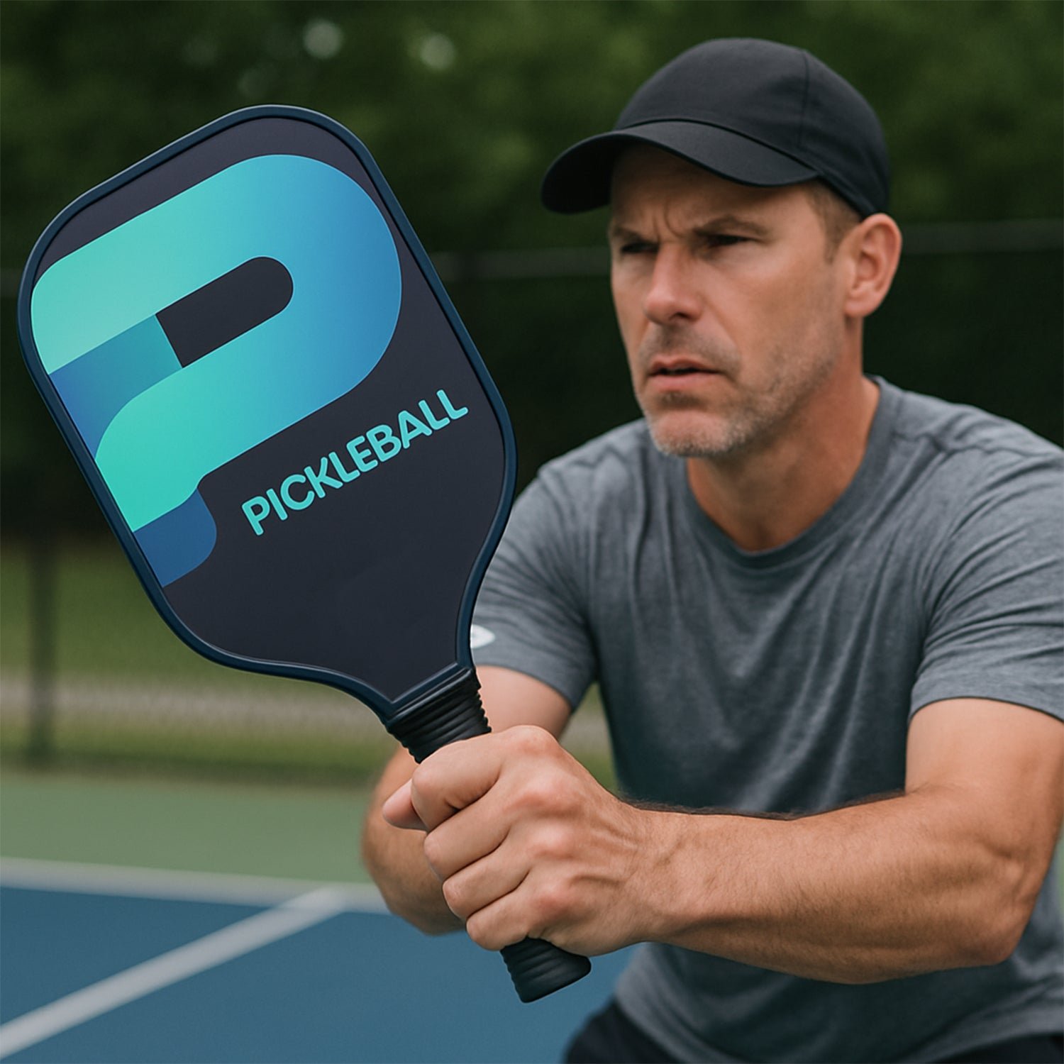 Fiberglass Pickleball Paddle – Cushioned Grip for Superior Control