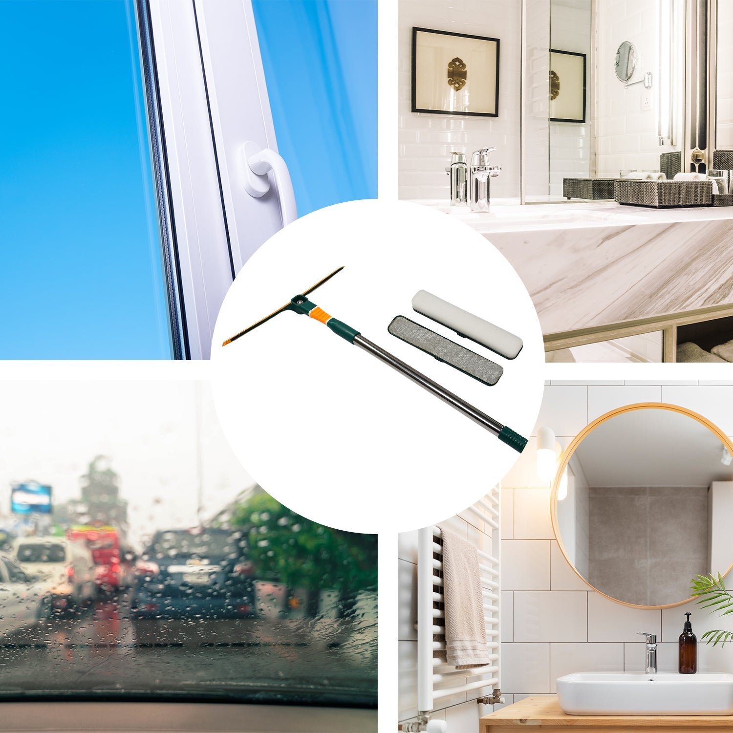 3-in-1 Glass Wiper – Multi-Surface Cleaner for Home | Velvet Wipe