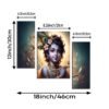 Krishna Flute Wall Art – Vibrant & Sacred Home Decor