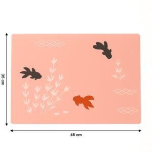 Dining Table Placemats – Elegant Heat Resistant Fish Design Set