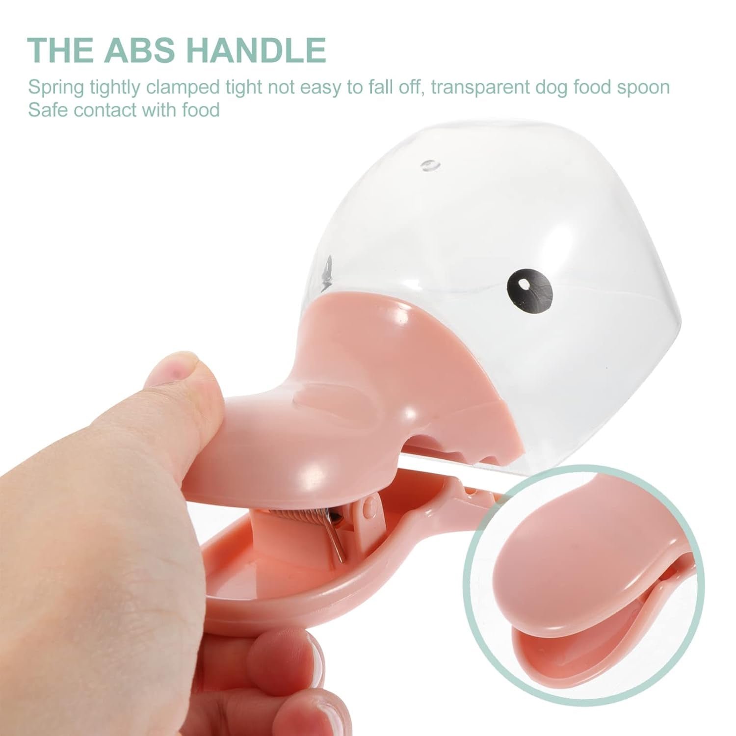 Pet Food Scoop with Bag Clip – Measure Portions & Seal Freshness