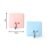 Self-Adhesive Wall Utility Hooks – Heavy-Duty Square Set (2 Pc)
