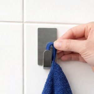 Self Adhesive Wall Hooks – Strong Hold, No Drilling, 6 Pc Set