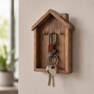 Metal Key Holder – Secure with Safety Lock and Compact Design
