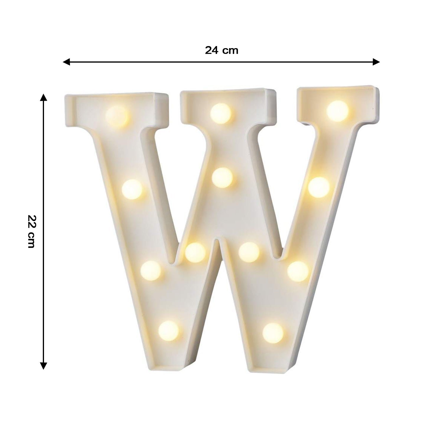 W Shaped LED Night Light – Soft Warm Glow Decorative Lamp
