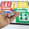 Pocket Ludo Game – Foldable Travel Board Set for Kids & Family