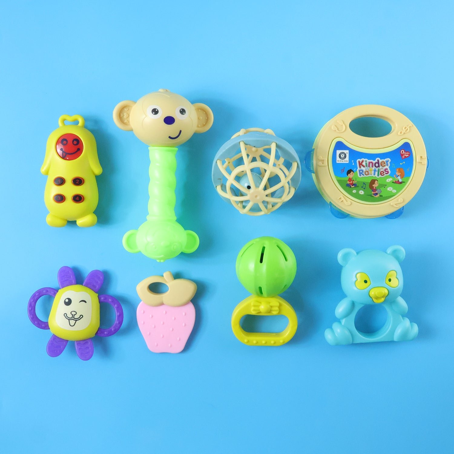 Baby Rattles Set – Safe Sensory Toys for Infants | Aditi