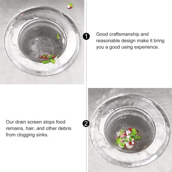 Kitchen Sink Drain Strainer – Small 7cm Stainless Steel Stopper