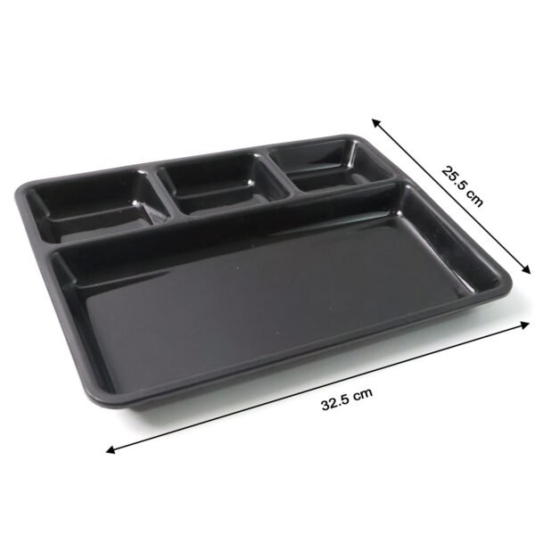 4-Compartment Meal Tray – Neat Sectioned Dining Plate