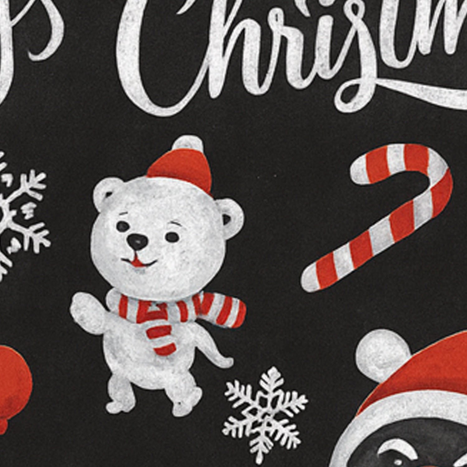 Christmas Wall Sticker – Vibrant 90x60 cm Festive Decor