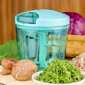 Manual Vegetable Chopper – 5 Blade Stainless Steel | Quickslice