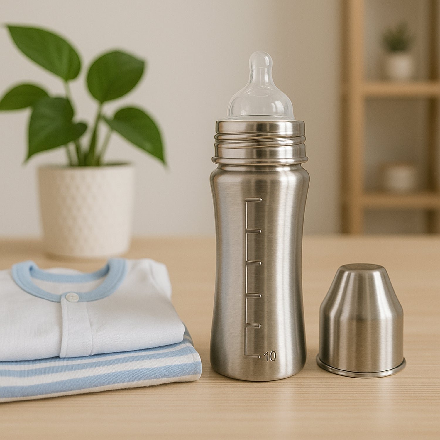 07_062d33fe-2196-4922-a989-d5fa145f9ddf Ganesh Stainless Steel Baby Bottle – 250ml Anti-Colic Nipple