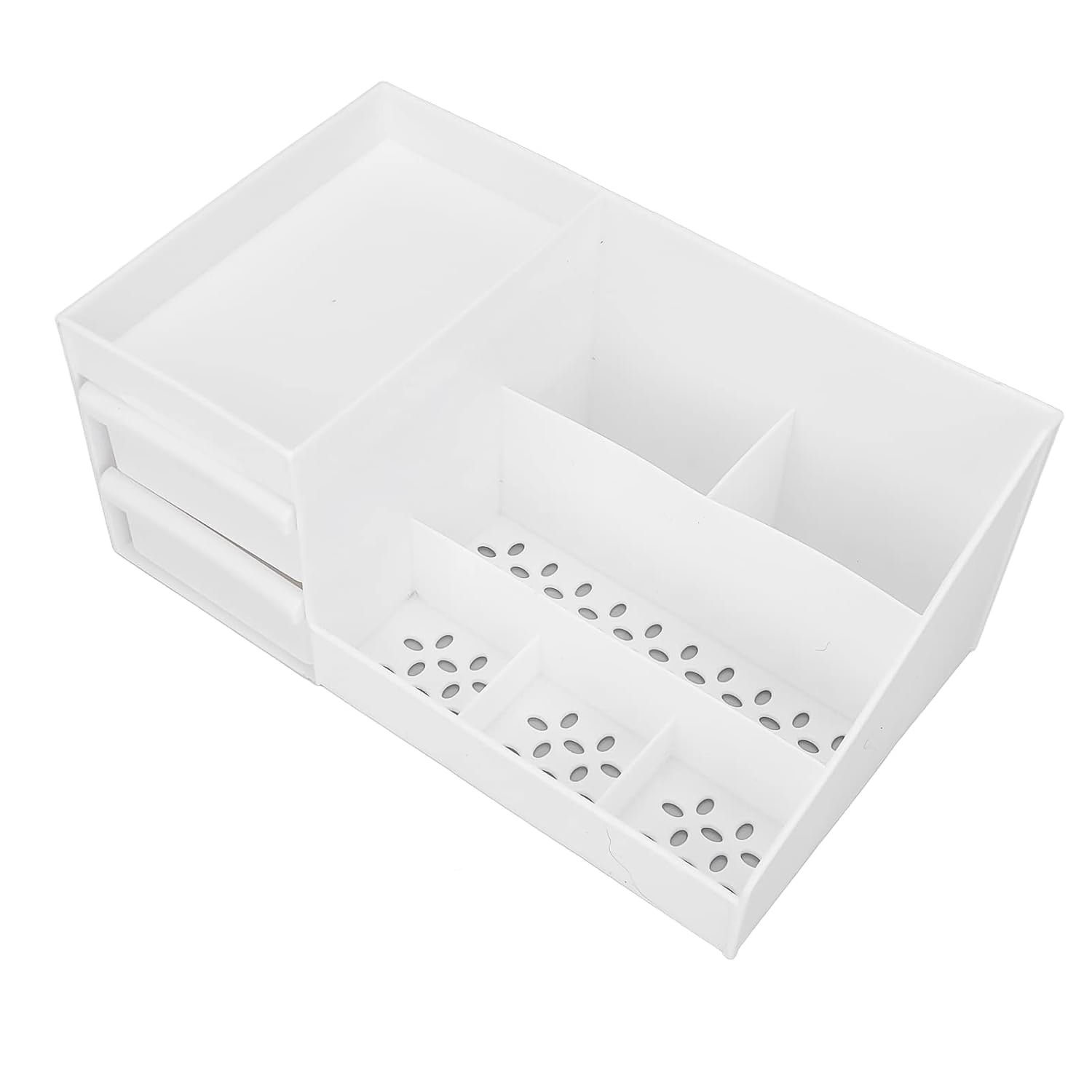 Desktop Cosmetic Storage Box – Large Capacity 9 Compartments | Organivo