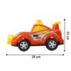 Friction-Powered Cartoon Racing Car Toy – Battery-Free & Sturdy