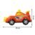 Friction-Powered Cartoon Racing Car Toy – Battery-Free & Sturdy