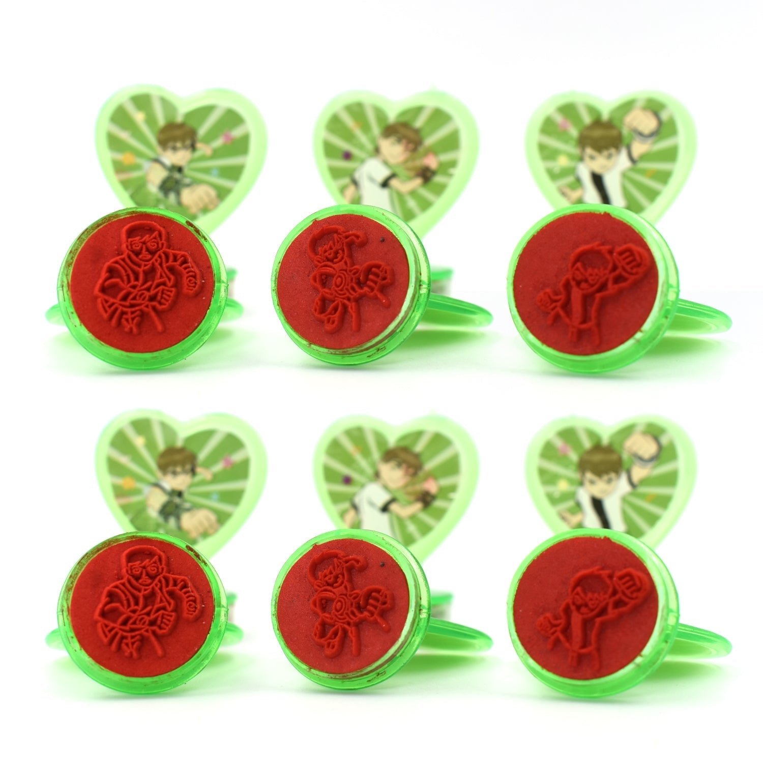 Kids Reward Stamps – Motivational Heart Set (6 Pcs) | Play Mancer