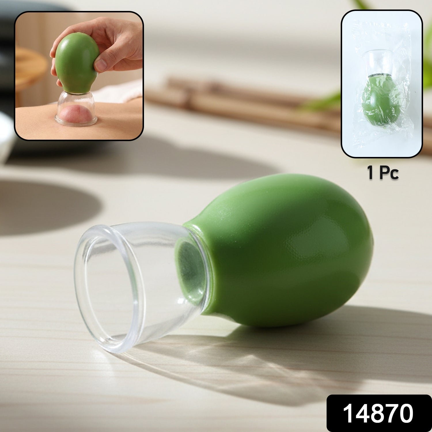 Silicone Vacuum Cupping Therapy Cup – Adjustable Suction Massage