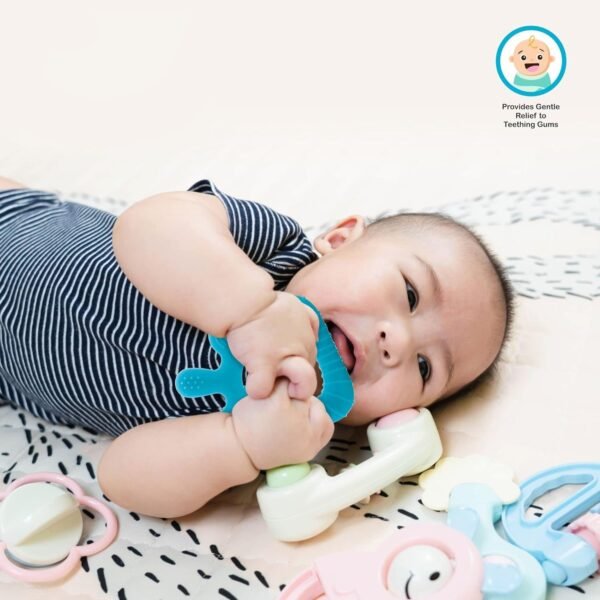Silicone Baby Teether – Soft & BPA-Free Relief | Aditi