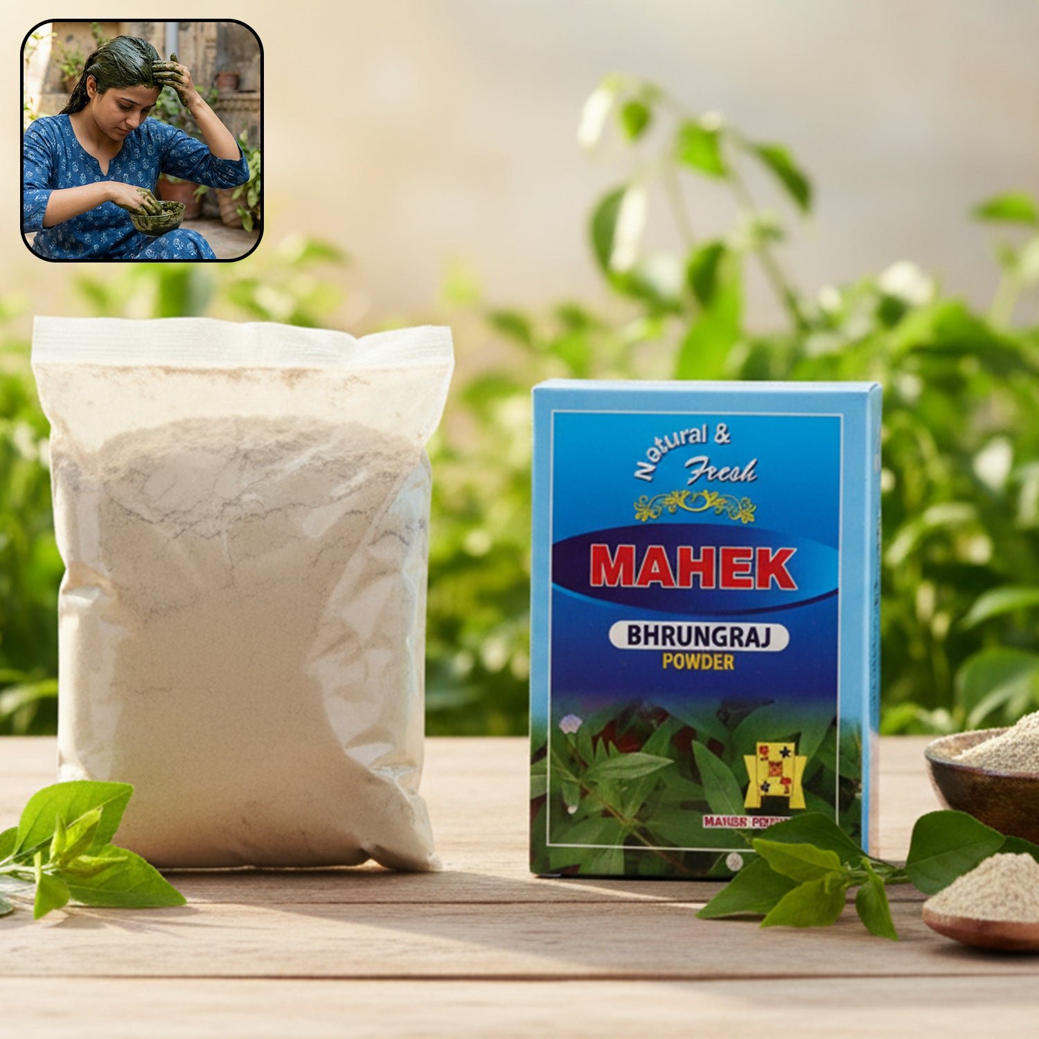 Bhringraj Powder – Natural Herbal Hair Care Powder 80 gm