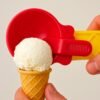 Ice Cream Scooper with Trigger Handle – Easy Melon & Sorbet Serving