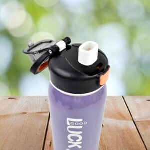 Stainless Steel Water Bottle 600ML – Leak-Proof & Reusable