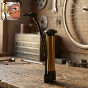 Mini Hand Air Pump – Portable Metal Ball Inflator | FitFuzion