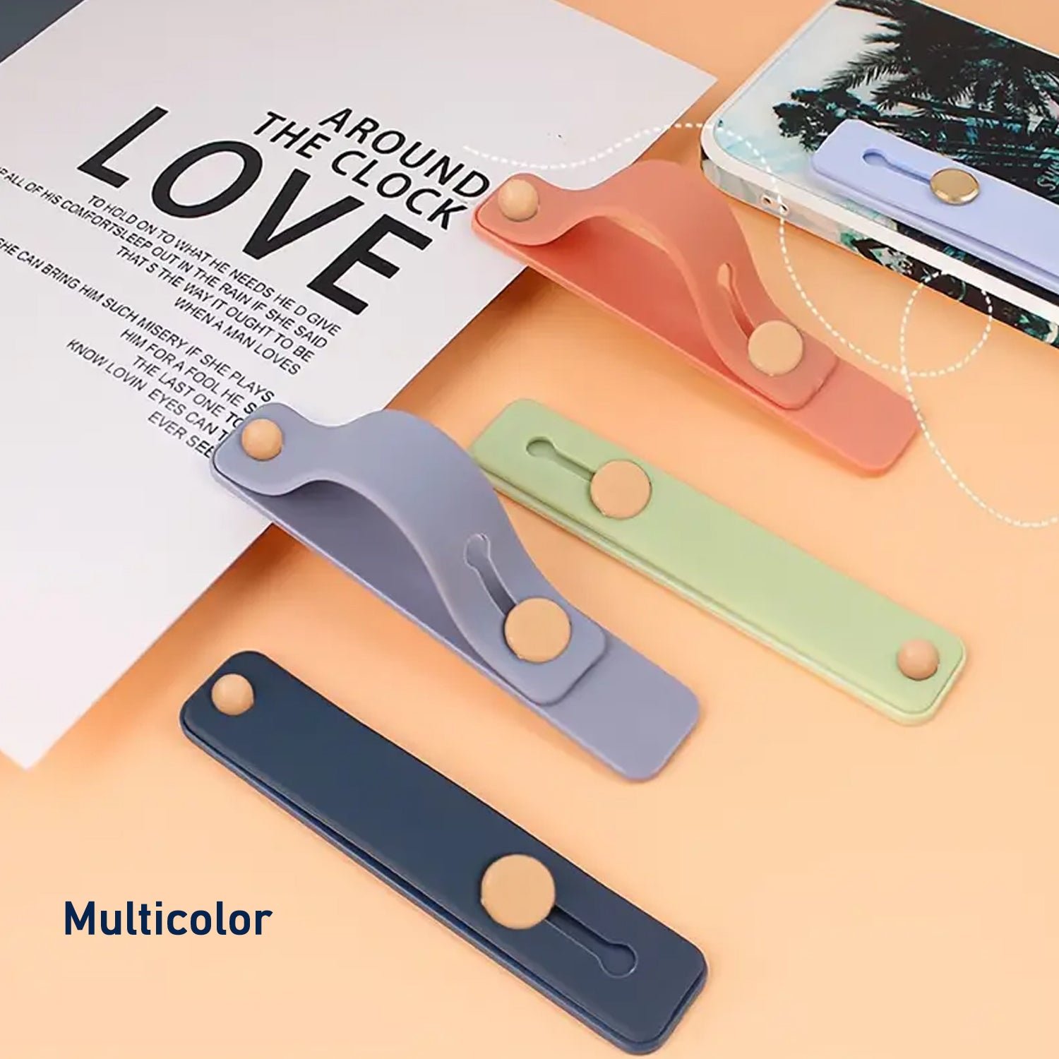 Phone Finger Holder – Secure Silicone Grip & Kickstand | Gambit