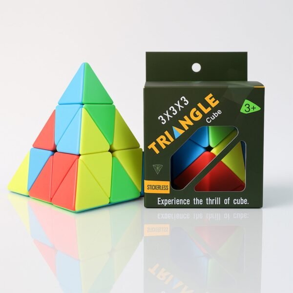 Triangle Puzzle Cube – Fast & Smooth Brain Teaser Toy