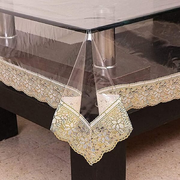 Transparent PVC Table Cover – Waterproof & Stylish for Dining