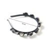 Decorative Headband – Elegant Pearl & Floral Design for Women