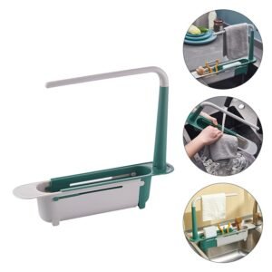 Expandable Dish Drying Rack – Adjustable Sink Organizer | CookAura